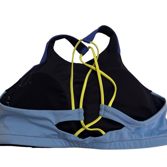 ATHLETA high neck color block racerback size medium bikini top NWOT - Picture 8 of 8